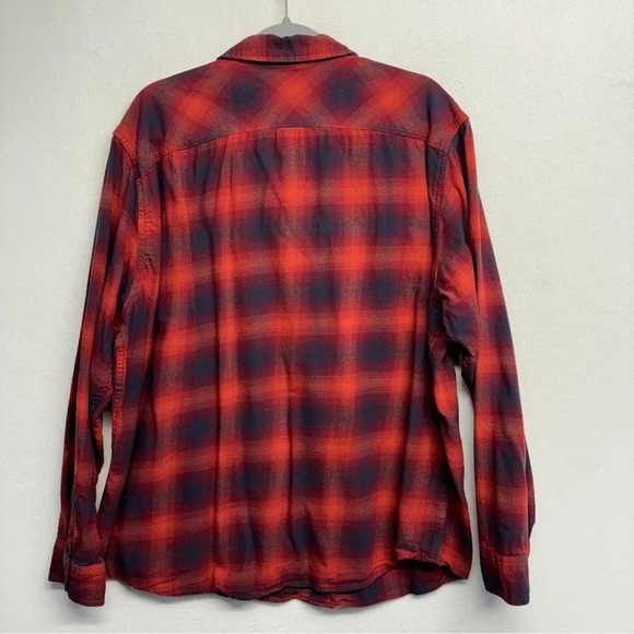 Wrangler Snap Front Cotton Shirt Red XXL Men's Plaid Check - Picture 2 of 6